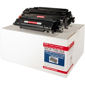 microMICR Corporation MICR-THN-55X Toner Cartridge, 12500 Page Yield, Black by Micromicr