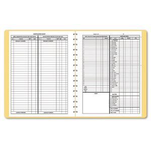 DOME PUBLISHING COMPANY 612 Bookkeeping Record, Tan Vinyl Cover, 128 Pages, 8 1/2 x 11 Pages by DOME PUBLISHING COMPANY