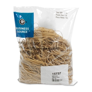 Rubber Bands,Size 19,1 lb./BG,3-1/2"x1/16",Natural Crepe by Business Source