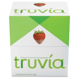 Natural Sweetener, 1 Gram/Pk, 80/BX, White by Truvia