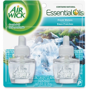 Reckitt Benckiser plc 79717 Scented Oil Refill, Air Wick, 2/PK, Fresh Waters by Airwick