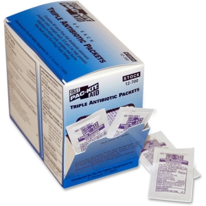 First Aid Only, Inc 12700 Triple Antibiotic Ointment, Single Use Packets, 50/Bx by First Aid Only