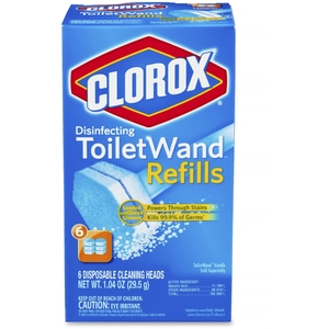 The Clorox Company 14882 Toilet Wand, Refill, 6/PK by Clorox