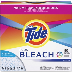 Procter & Gamble 84998 Laundry Powder w/Bleach, 80 Loads, 144oz, Original Scent by Tide