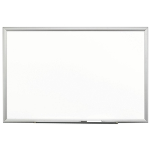 3M DEP7248A Porcelain Marker Board, Steel Backed, 6'x4', Aluminum by 3M