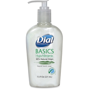 The Dial Corporation 06028 Liquid Hand Soap, Pump Bottle, 7.5oz., White by Dial