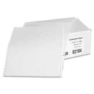 Sparco Products 02184 Feed Paper,Continuous,Plain,1-Part,9-1/2"x11",1000/CT,WE by Sparco