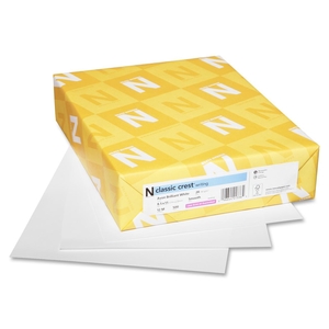 Neenah Paper, Inc 01345 Premium Paper, 24lb, 8-1/2"x11", 500Sht/RM, Natural White by Classic Crest