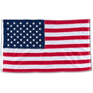 American Flag, Nylon Stitched, 5'x8' by Baumgartens