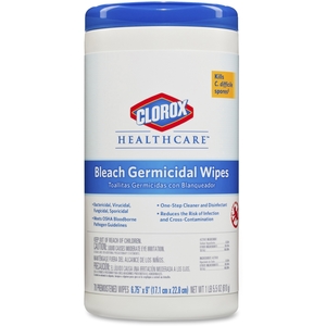 The Clorox Company 35309 Clorox Germicidal Wipes, 1/10 Bleach Solution, 70 Wipes by Clorox