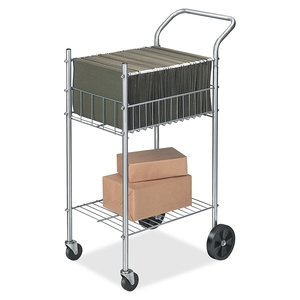 Fellowes, Inc 4092001 Mail Cart,Holds 75 Ltr/Lgl Fldrs,19-1/2"x26"x40-1/4",CE by Fellowes