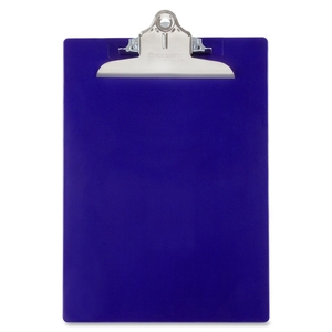 Antibacterial Clipboard,w/ Hanging Hole,1" Cap.,9"x12",Blue by Saunders