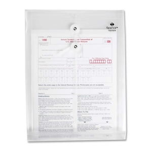 Sparco Products 02020 Inter-Departmental Poly Envelope,Top Opening,10"x13",Clear by Sparco