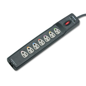 Fellowes, Inc 99111 Power Guard Surge Protector, 7 Outlets, 12 ft Cord, 1600 Joules, Gray by FELLOWES MFG. CO.