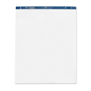Business Source 38205 Standard Easel Pads, Plain, 27"x34", 50 Sheets, 4/CT, White by Business Source
