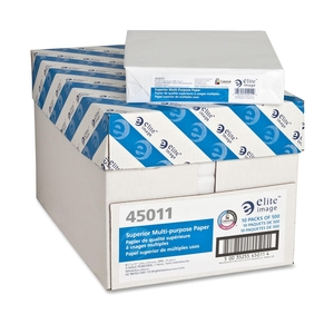 Elite Image 45011 Multipurpose Paper,3HP,98 GE/112 ISO,8-1/2"x11",10 RM/CT,WE by Elite Image