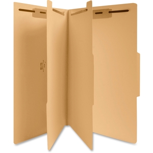 Sparco Products 95008 Six Part Folders, 2" Exp., 2 Div, Legal, 25/BX, Manila by Sparco