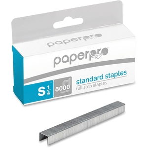 Standard Staples,Premium, 1/4"L,210/Strip, 5000/BX,Silver by Stanley-Bostitch