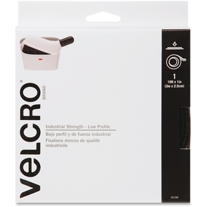 Velcro Industries B.V 91100 Fastener Tape, Hook/Loop,Water-Resistent 1"x10', Black by Velcro