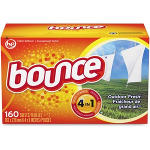 Procter & Gamble 80168 Bounce Dryer Sheets, 160 Sheets/BX, Outdoor Fresh by P&G