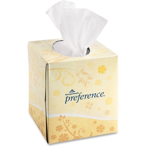 Georgia Pacific Corp. 46200 Facial Tissue In Cube Dispenser, 100 Tissues, 2 Ply, White by Georgia-Pacific