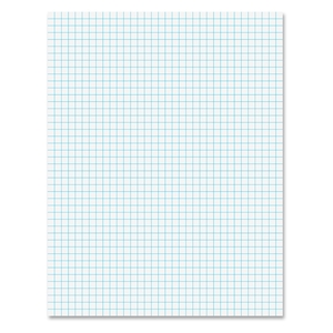 Tops Products 22030C 2-Sided Quad Pads, 4x4 Ruled, 50 Shts, 8-1/2"x11", White by Ampad