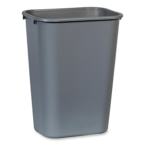 Newell Rubbermaid, Inc 295700GY Rectangular Wastebasket,41 Qt,11"x15-1/4"x20",GY by Rubbermaid