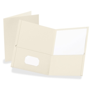 Tops Products 57504 Twin Pocket Folders,w/o Fasteners,11"x8-1/2",25/BX,WHITE by Oxford