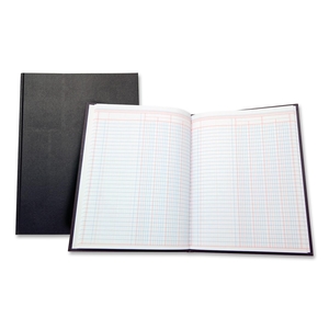 ACCO Brands Corporation W74104 4 Column Book, 80 Pages, 9-1/4"x7", Black by Wilson Jones