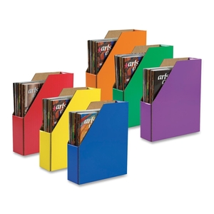 PACON CORPORATION 001327 Magazine Holder, 12-3/8"x3-1/8"x10-1/4", Assorted by Classroom Keepers