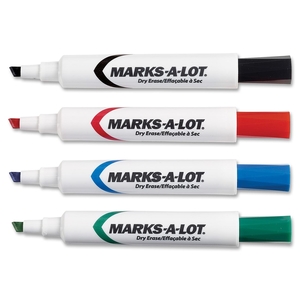 Avery 98188 Dry-erase Markers,Chisel Tip,Low-Odor/Nontoxic,24/PK,Asst. by Avery