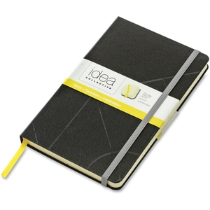 Tops Products 56872 Journal, Wide Rule, 8-1/4"x5", 120Shts, Black Cover/CM Shts by TOPS