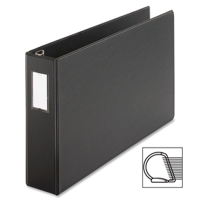 Tops Products 12142 D-Ring Reference Binder, Hvy-Duty, 3" Cap., 11"x17", BK by Cardinal