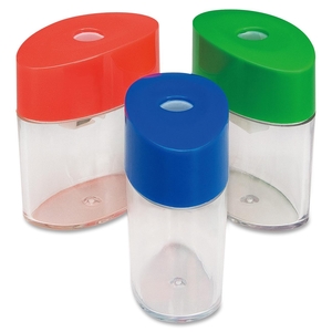 Plastic Sharpener, Oval, 2-1/8", Assorted by Integra