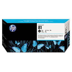 Hewlett-Packard C4950A C4950A (HP 81) Printhead & Cleaner, Black by HEWLETT PACKARD COMPANY