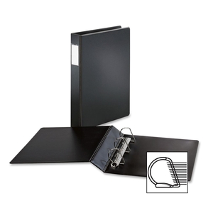 Tops Products 14532 D-Slant Legal Binder, 3 Ring, 2" Capacity, 14"x8-1/2", Black by Cardinal