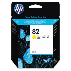 Hewlett-Packard C4913A C4913A (HP 82) Ink Cartridge, 69mL, Yellow by HEWLETT PACKARD COMPANY