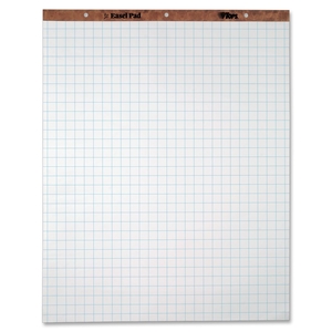 Tops Products 7902 Easel Pad, 15lb, 1" Grid, 50 Sheets, 27"x34", 2PD/CT, WE by TOPS