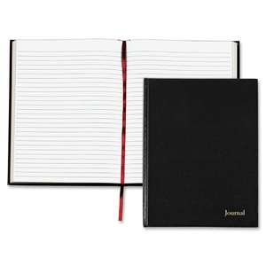 Tops Products J25811 Professional Journal, Casebnd, 80 Sheets, 8-1/2"x11", Black by TOPS