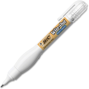 BIC WOSQP11-WHI Correction Pen, Fast Drying, Needlepoint Tip, 8ml, WE by Wite-Out