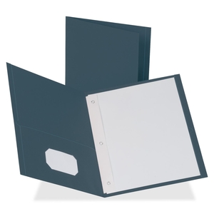 2-Pocket Folders, 100 Sh Cap, Ltr, 9-1/2"x11", 25/BX, DBE by Business Source