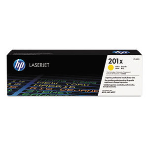Hewlett-Packard CF402X HP 201X (CF402X) High-Yield Yellow Original LaserJet Toner Cartridge by HEWLETT PACKARD COMPANY