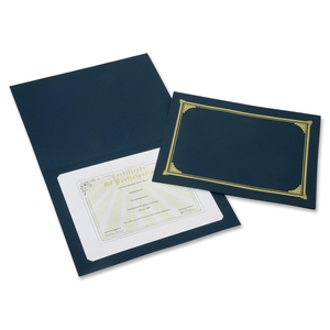 National Industries For the Blind 5195771 Certificate Cover, Gold Foil Stamp, 5/PK, BE by SKILCRAFT