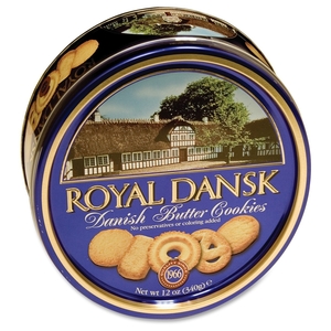 Campbell's 40635 Danish Butter Cookies, Reusable Tin, 12 oz by Campbell's