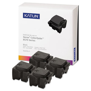 Katun Corporation 39403 KAT39403 ColorQube 8570 Compatible, 108R00930 Solid Ink, 8600 Yld, 4/Box, Black by KATUN CORPORATION