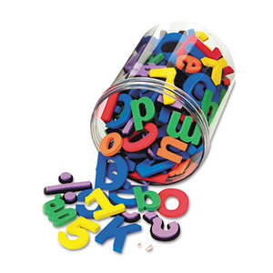 Wonderfoam Magnetic Alphabet Letters, Assorted Colors. 105/Pack by THE CHENILLE KRAFT COMPANY