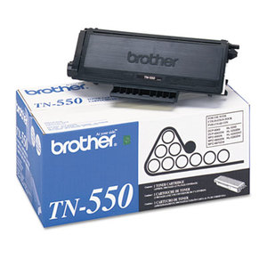 TN550 Toner, Black by BROTHER INTL. CORP.