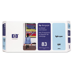 Hewlett-Packard C4964A C4964A (HP 83) UV Printhead & Cleaner, UV Light Cyan by HEWLETT PACKARD COMPANY