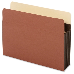 Tops Products C1525EHD Accordion File Pocket,3-1/2" Exp.,Letter,10/BX,Brown by Globe-Weis