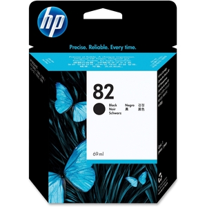 Hewlett-Packard CH565A HP 82 Ink Cartridge, 69 ml, Black by HP